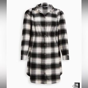 Torrid Flannel Hooded Anorak